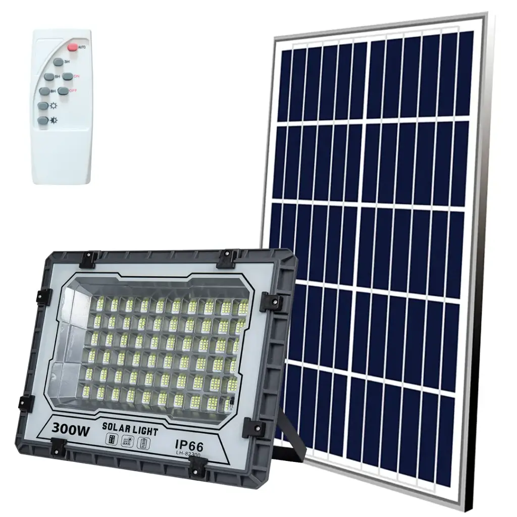 Projecteur led Solaire Éclairage Extérieur 300W IP66