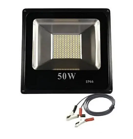 Projecteur led d'extérieur fin, conforme à la norme IP66, haut luminosité, 50w, dc 12 v