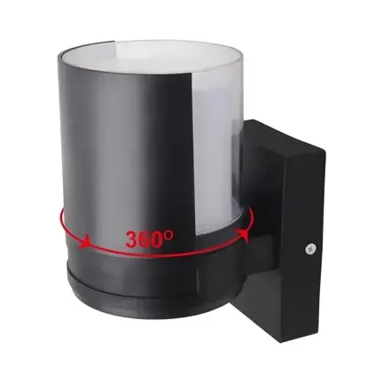 Applique murale extérieur étanche rotatif 360° 10w