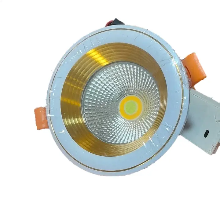 spot encastrable pour plafond en aluminium  5 W   3 couleur du lumière  6500K et 4500K et 3000K