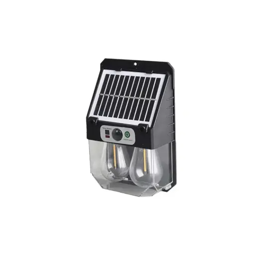 Applique murale solaire pour jardin 2 lampe  IP65