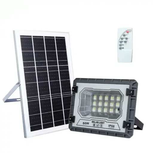 Projecteur led Solaire Éclairage Extérieur 50W IP66